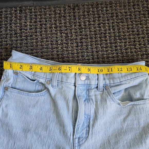 Madewell Blue Straight Leg Jeans Timeless Style - Picture 8 of 13